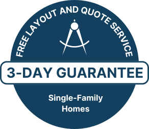 3 Day Residential Layout & Quote Guarantee