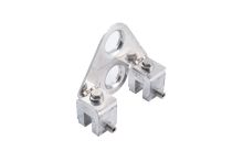 Blizzard II - 2-Pipe Clamp-to-Seam Bracket with S-5! V Mini Clamps - Mill Finish Aluminum
