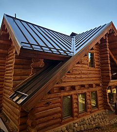 ColorGard on Log Cabin White Castle Rfg