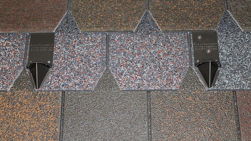 ST6 Snow Guards anticipated spacing on F-Wave Shingles