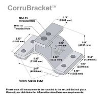 S-5!® CorruBracket cut sheet diagram