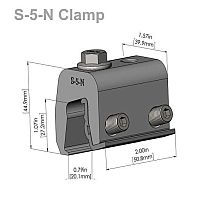 S-5!® N Standing Seam Clamp diagram